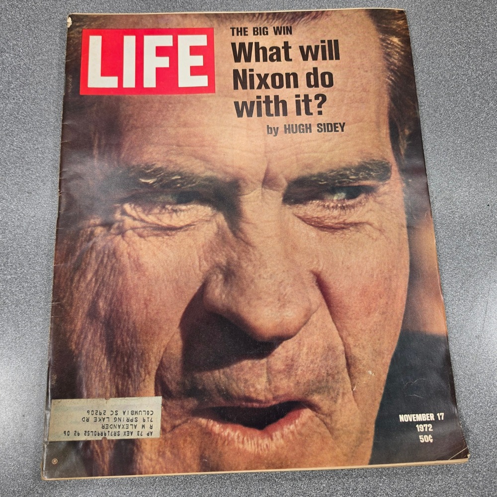 LIFE Magazine Magazine Fair Richard Nixon Nov 17 1972‎ Vintage